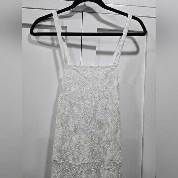 💍Lulus Wishful Wanderings White Lace Bodycon Midi Dress - Size XL🤍 - Picture 6 of 15